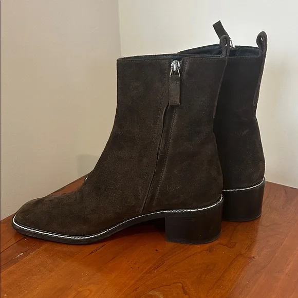 Everlane Beige Leather Sole Ankle Boots - Picture 5 of 5